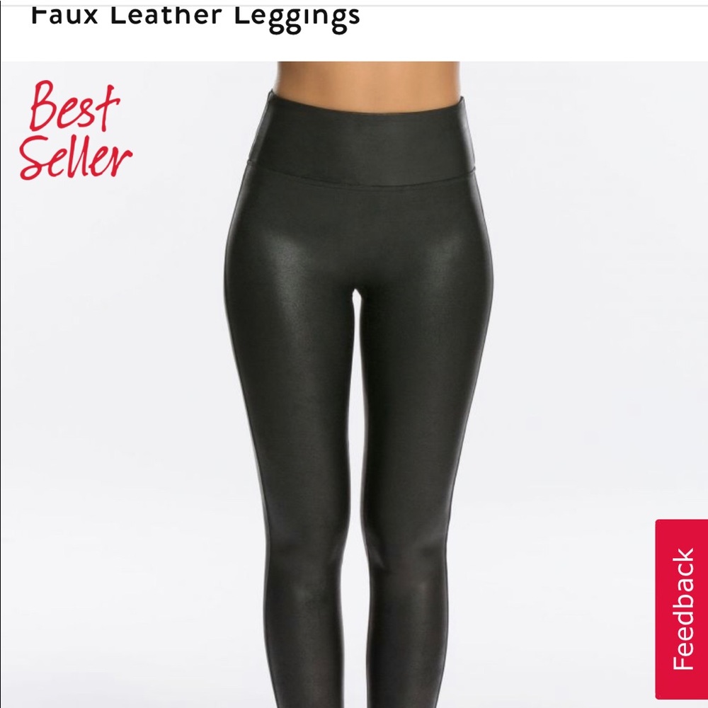 Spanx Faux Leather Leggings